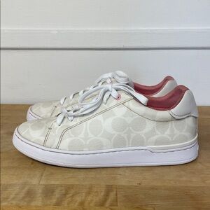 Coach Clip Low Top Sneaker In Signature Canvas women’s size 8.5